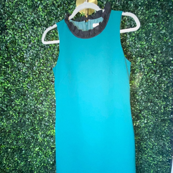 J CREW Kelly‎ green retro dress size 2 - Picture 1 of 3
